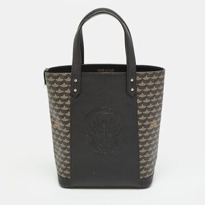 Faure Le Page Daily Bottle Bucket Black Coated Canvas And Leather Carry On Tote